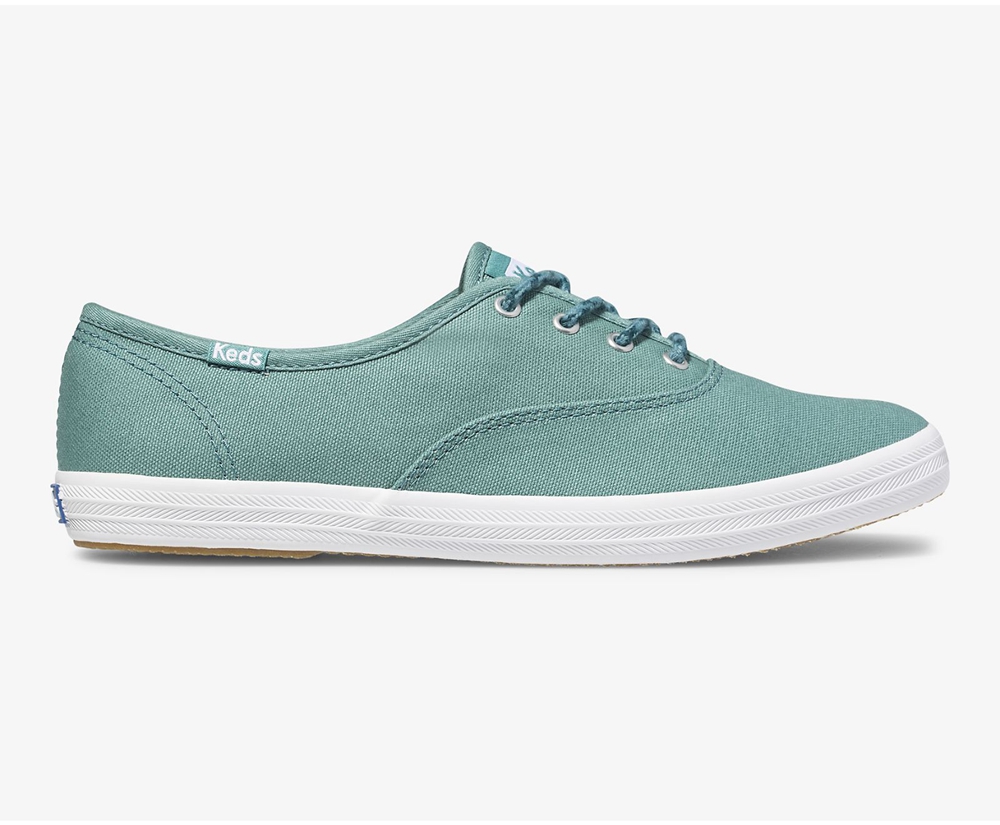 Tenis Keds Mujer Turquesa - Champion Solids - 3256-EHDZK